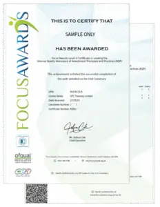 L4 LIQA Sample Certificate
